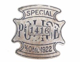 1922 Kansas City Special Police Badge