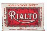 Original Rialto Butte Montana Cigar Box C. 1917