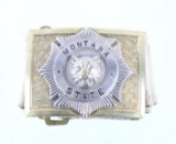 Montana State College Band Buckle