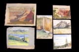 Collection of Carl & Lily Tolpo Watercolors