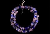 Six Layer Chevron Trade Bead Necklace