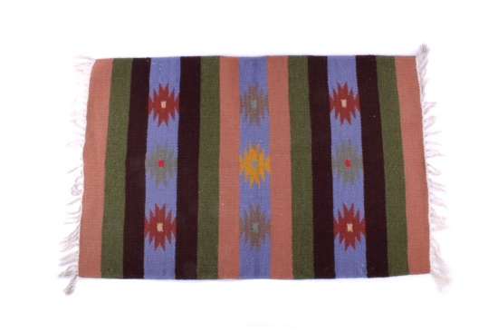 Zapotec Banded Chinle Handmade Wool Rug