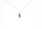 Marquise Tanzanite Diamond & 14k Gold Necklace