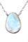 Navajo Elouise Kee Silver & Blue Larimar Necklace