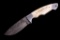 M.T. Frederic Remington Signed Damascus Knife