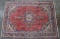 Mashad Persian Hand Knotted Wool Rug 1900's