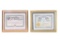 Early Original Montana Company Stock Certificates