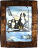 M. Dwyer-Mason Bernese Mountain Dog Ski Patrol Art