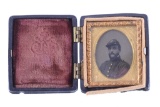 Rare Captain Benteen Civil War Tintype Photograph