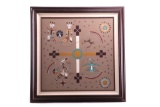 Navajo Yei Original Creation Story Sand Painting