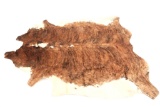 Light Brindle Striped Brown Premium Cowhide