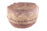 Yurok Indian Pine Needle Hand Woven Basket