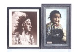 Coeur d'Alene Child & Dog & Chief Photographs