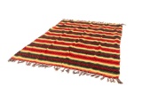 Zapotec Oaxaca Banded Saltillo Rug c. 1960's