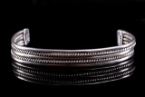Taxco Mexico Sterling Silver Twisted Rope Bracelet