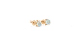 Brilliant Aquamarine & 14k Yellow Gold Earrings