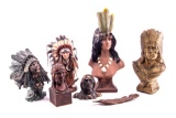 Indian Chief Busts & Sacred Feather Collection