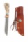 Bucky Blades Bozeman Montana Elk & Turquoise Knife