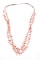 Navajo Sterling Silver Red Branch Coral Necklace