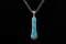 Navajo Bisbee Turquoise Mirco-Inlay Necklace
