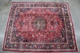 Sarouk Persian Hand Knotted Wool Area Rug 1930s