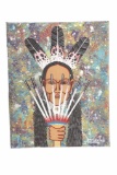 Original Dau-Law-Taine Kiowa Painting 2022