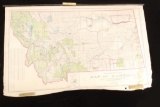 C. 1911 RARE Montana George's Sectional Map