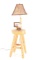 Bill Ohrmann CM Russell Sculpted Lamp Stand c 1995