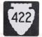 Benjamin Franklin Highway Route 422 Road Sign