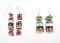 Navajo Tommy & Rose Singer Barrel Bead Earrings