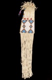 Cheyenne Beaded Hide Pipe Bag w/ Pipe Symbols