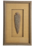 Large Hardin Point 9.25”L Spear Lance Framed