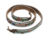 C. 1930's Sioux Beaded Harness Leather Belt