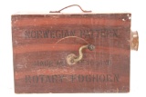 C. 1910 Norwegian Pattern Boxed Rotary Foghorn