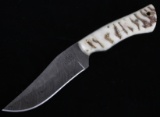Rams Horn Damascus Bozeman Knife