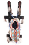 Sioux Beaded Full Size Cradleboard Papoose 20th C.