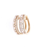 Pristine Brilliant Diamond & 14k Gold Earrings