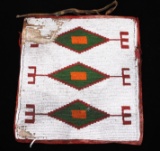 C. 1900 Nez Perce Beaded Flat Bag