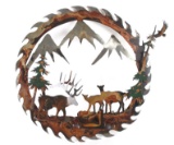 Saw Blade Metal Wall Art, 