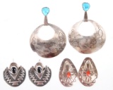 Navajo Sterling Silver Dangle Earring Collection