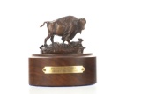 Harvey Rattey (1938-2015) Montana Buffalo Bronze