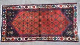 1930 Sherivan Persian Hand Knotted Wool Runner Rug