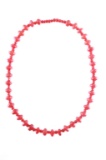 Russian Faceted Red Vaseline Trade Bead Necklace