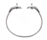 Kabana Sterling Silver Twin Orcas Bracelet