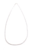 Sterling Silver Flat Drawn Cable Necklace