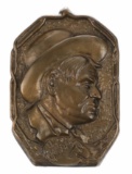 Charles M. Russell Bronze Portrait Sculpture