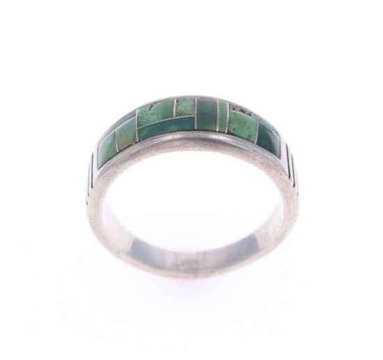 Dennis Ramone San Felipe (b 1954) Micro Inlay Ring