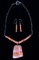 Navajo Discoidal Spiny Oyster Necklace & Earrings