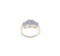 Elegant Women's 14K Gold & Multi-Diamond Ring