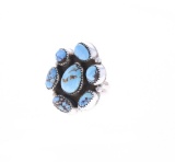 Navajo Golden Hills Turquoise & Sterling Ring